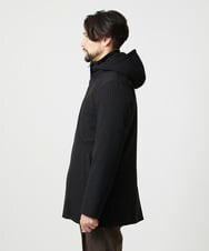 MNUCI20690 MICHEL KLEIN HOMME(ミッシェルクラン オム) 3WAYフード付きスタンドコート ブラック