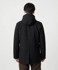 MNUCI20690 MICHEL KLEIN HOMME(ミッシェルクラン オム) 3WAYフード付きスタンドコート ブラック