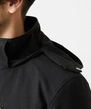 MNUCI20690 MICHEL KLEIN HOMME(ミッシェルクラン オム) 3WAYフード付きスタンドコート ブラック