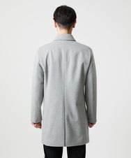 MNUCI50790 MICHEL KLEIN HOMME(ミッシェルクラン オム) ウールステンカラーロングコート ライトグレー