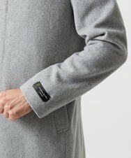 MNUCI50790 MICHEL KLEIN HOMME(ミッシェルクラン オム) ウールステンカラーロングコート ライトグレー