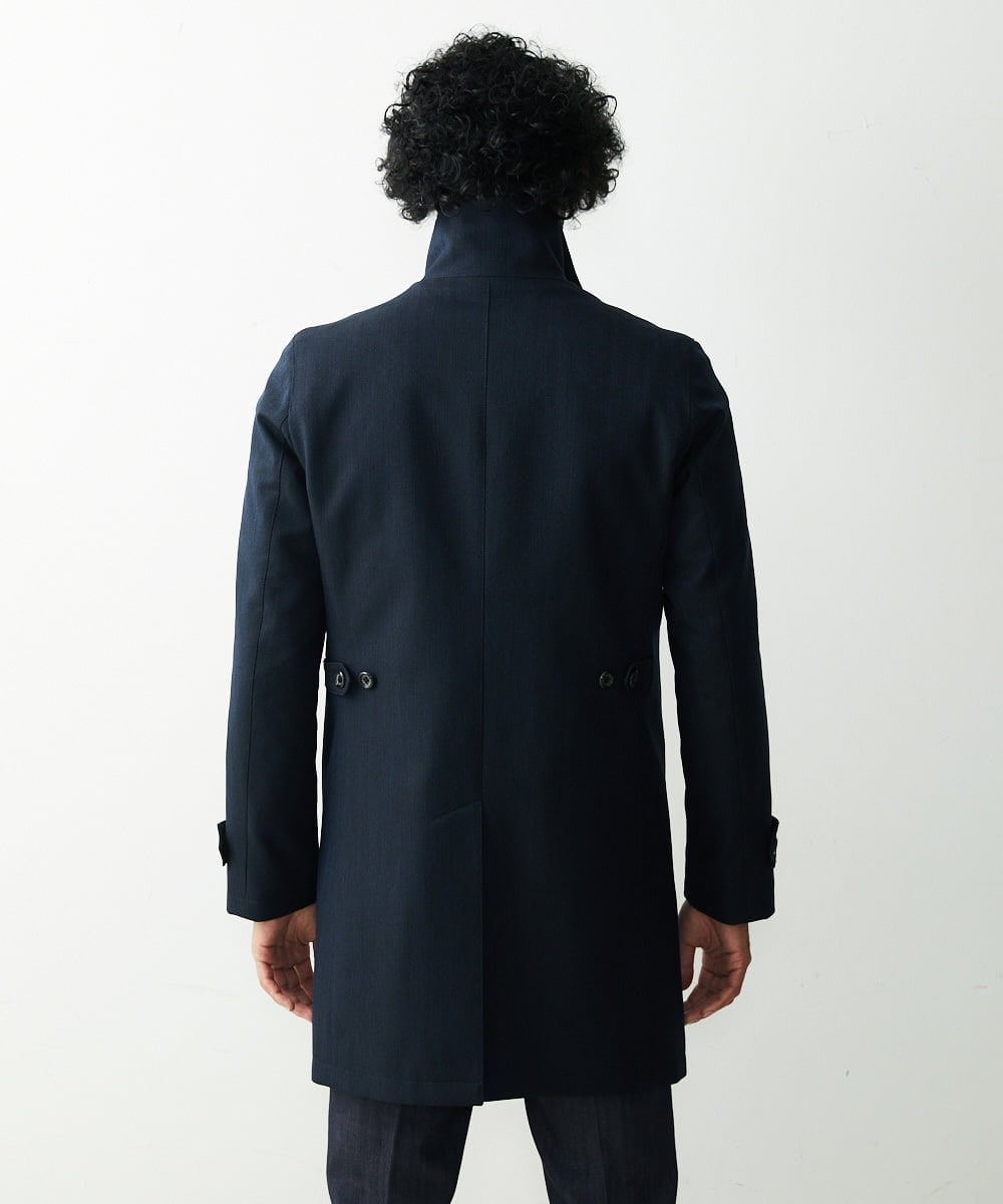MNUCS21540 MICHEL KLEIN HOMME(ミッシェルクラン オム) 2WAYロング丈コート ネイビー