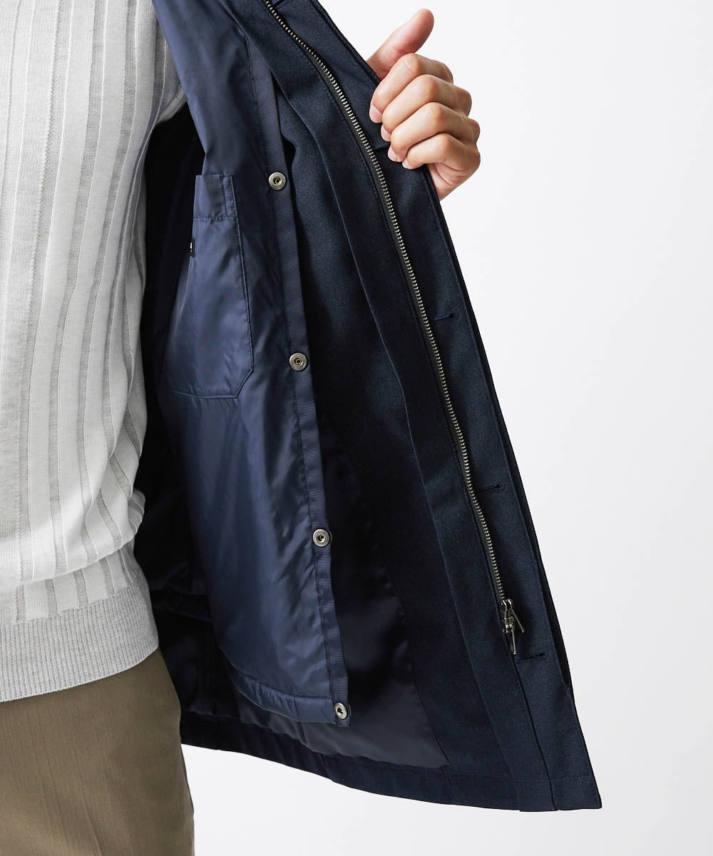 MNUCV20590 MICHEL KLEIN HOMME(ミッシェルクラン オム) 3WAYダウンライナー付コート ネイビー(57)