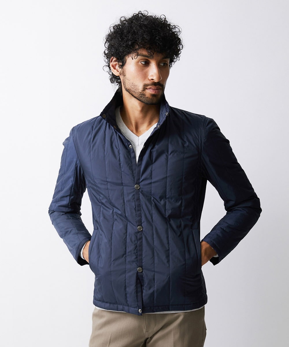 MNUCV20590 MICHEL KLEIN HOMME(ミッシェルクラン オム) 3WAYダウンライナー付コート ネイビー(57)