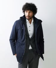 MNUCV20590 MICHEL KLEIN HOMME(ミッシェルクラン オム) 3WAYダウンライナー付コート ネイビー(57)