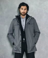 MNUCV20590 MICHEL KLEIN HOMME(ミッシェルクラン オム) 3WAYダウンライナー付コート グレー(92)