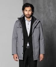 MNUCV20590 MICHEL KLEIN HOMME(ミッシェルクラン オム) 3WAYダウンライナー付コート グレー(92)