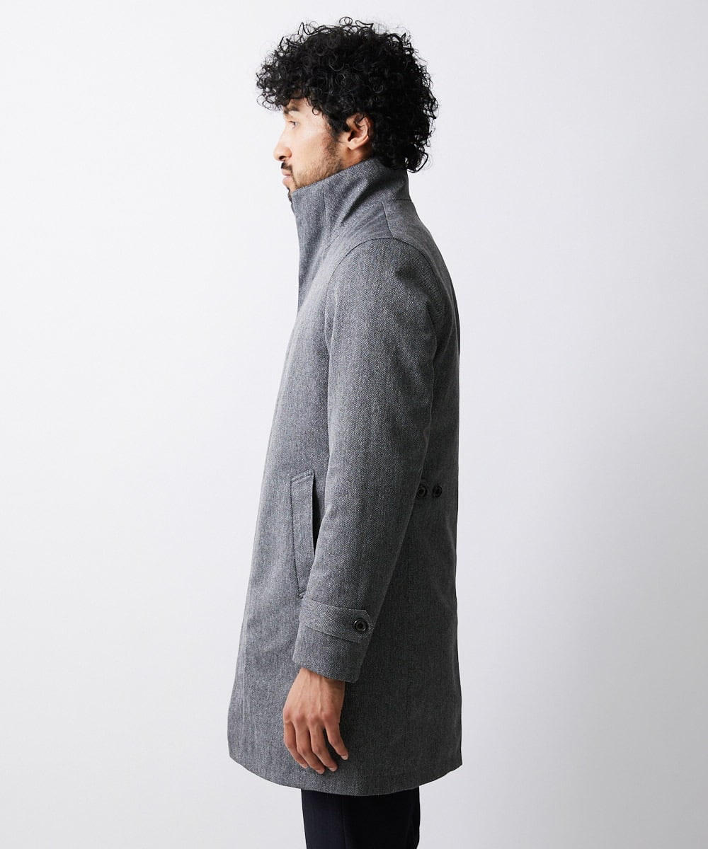 MNUCV21590 MICHEL KLEIN HOMME(ミッシェルクラン オム) 2WAYロングコート グレー