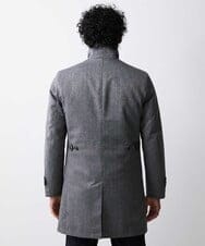 MNUCV21590 MICHEL KLEIN HOMME(ミッシェルクラン オム) 2WAYロングコート グレー