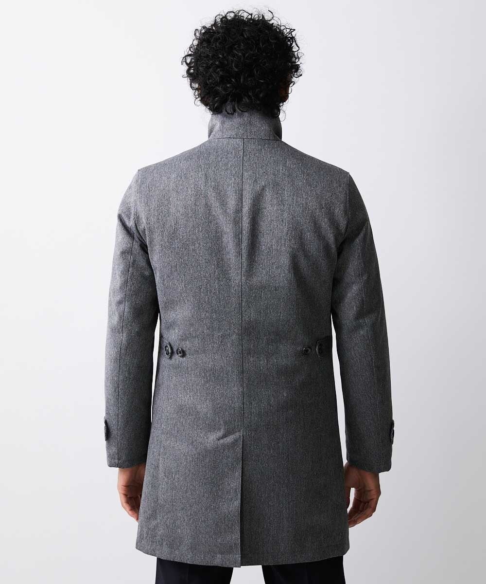 MNUCV21590 MICHEL KLEIN HOMME(ミッシェルクラン オム) 2WAYロングコート グレー