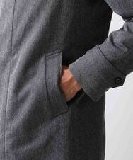 MNUCV21590 MICHEL KLEIN HOMME(ミッシェルクラン オム) 2WAYロングコート グレー