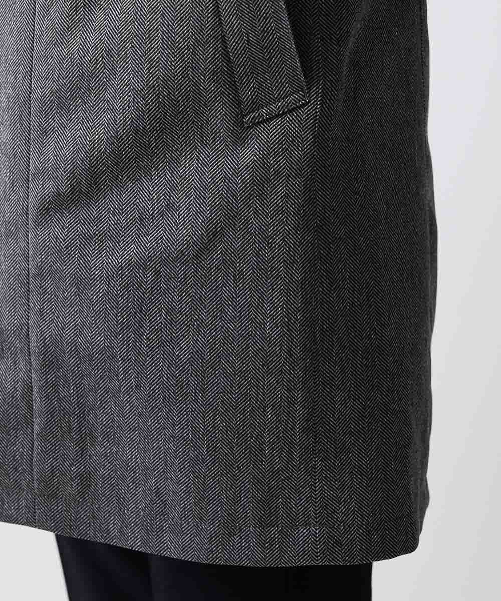 MNUCV21590 MICHEL KLEIN HOMME(ミッシェルクラン オム) 2WAYロングコート グレー