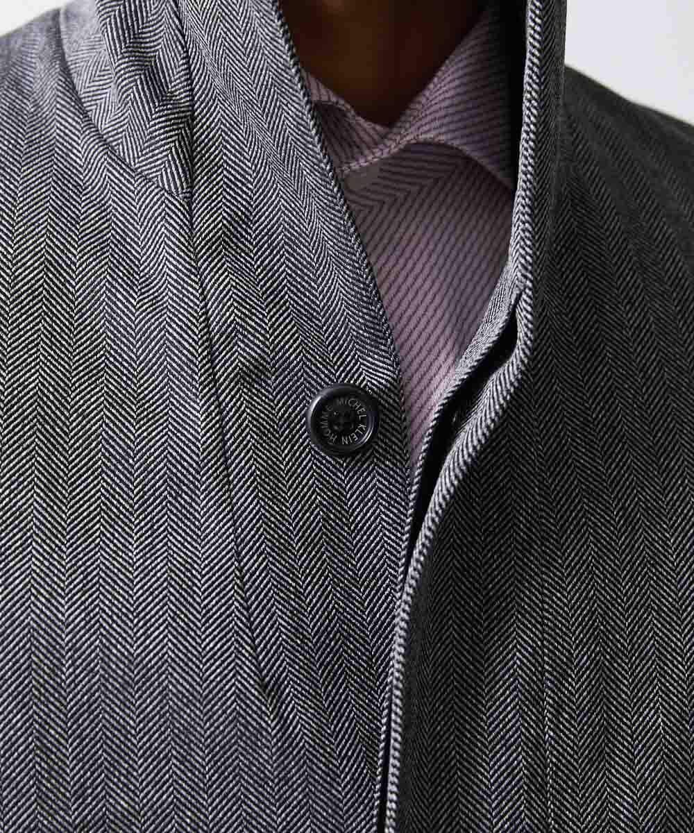 MNUCV21590 MICHEL KLEIN HOMME(ミッシェルクラン オム) 2WAYロングコート グレー