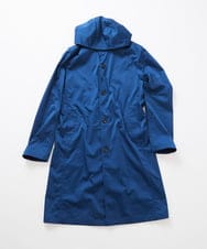 MNUDC56690 MICHEL KLEIN HOMME(ミッシェルクラン オム) フード付きスタンドカラーコート ブルー