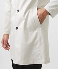 MNUDC56690 MICHEL KLEIN HOMME(ミッシェルクラン オム) フード付きスタンドカラーコート ライトグレー