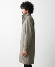 MNUDV01590 MICHEL KLEIN HOMME(ミッシェルクラン オム) スタンドカラ―コート カーキ