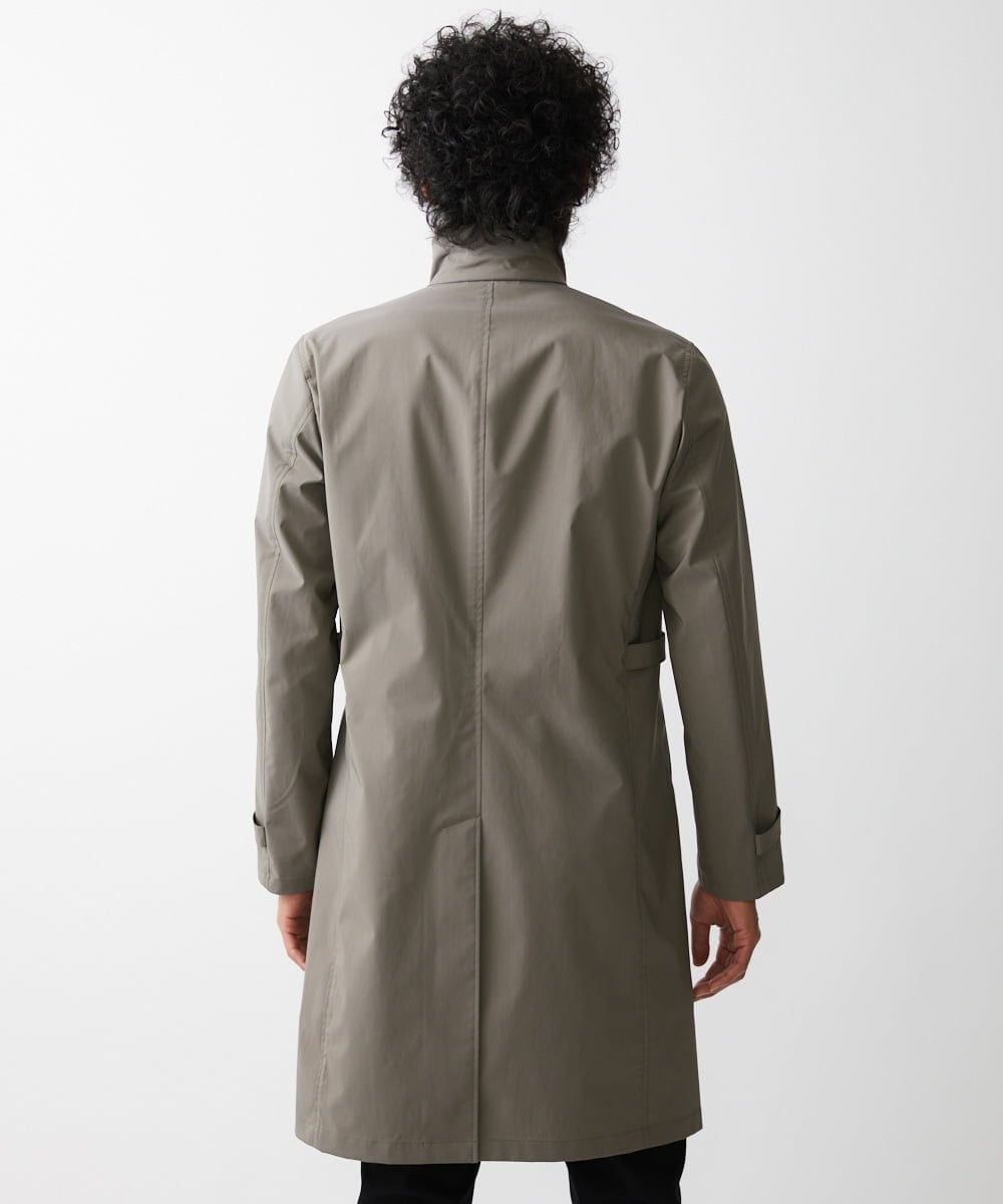 MNUDV01590 MICHEL KLEIN HOMME(ミッシェルクラン オム) スタンドカラ―コート カーキ