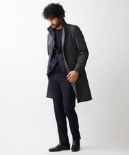 MNUDV01590 MICHEL KLEIN HOMME(ミッシェルクラン オム) スタンドカラ―コート ダークグレー