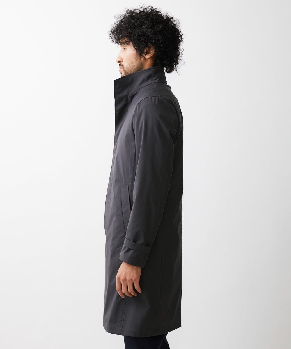 MNUDV01590 MICHEL KLEIN HOMME(ミッシェルクラン オム) スタンドカラ―コート ダークグレー