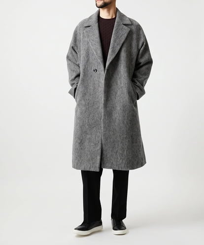 MNUVG60140 MICHEL KLEIN HOMME スペック　ウールダブルロングコート