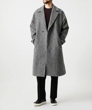 MNUVG60140 MICHEL KLEIN HOMME(ミッシェルクラン オム) スペック　ウールダブルロングコート ライトグレー