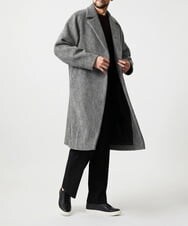 MNUVG60140 MICHEL KLEIN HOMME(ミッシェルクラン オム) スペック　ウールダブルロングコート ライトグレー