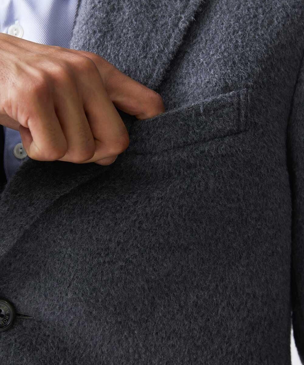 MNUVV80120 MICHEL KLEIN HOMME(ミッシェルクラン オム) チェスターコート グレー(92)