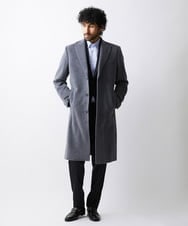 MNUVV80120 MICHEL KLEIN HOMME(ミッシェルクラン オム) チェスターコート グレー(92)
