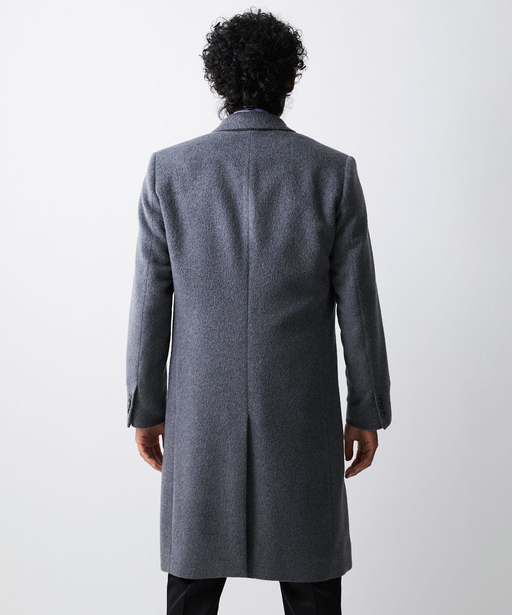 MNUVV80120 MICHEL KLEIN HOMME(ミッシェルクラン オム) チェスターコート グレー(92)