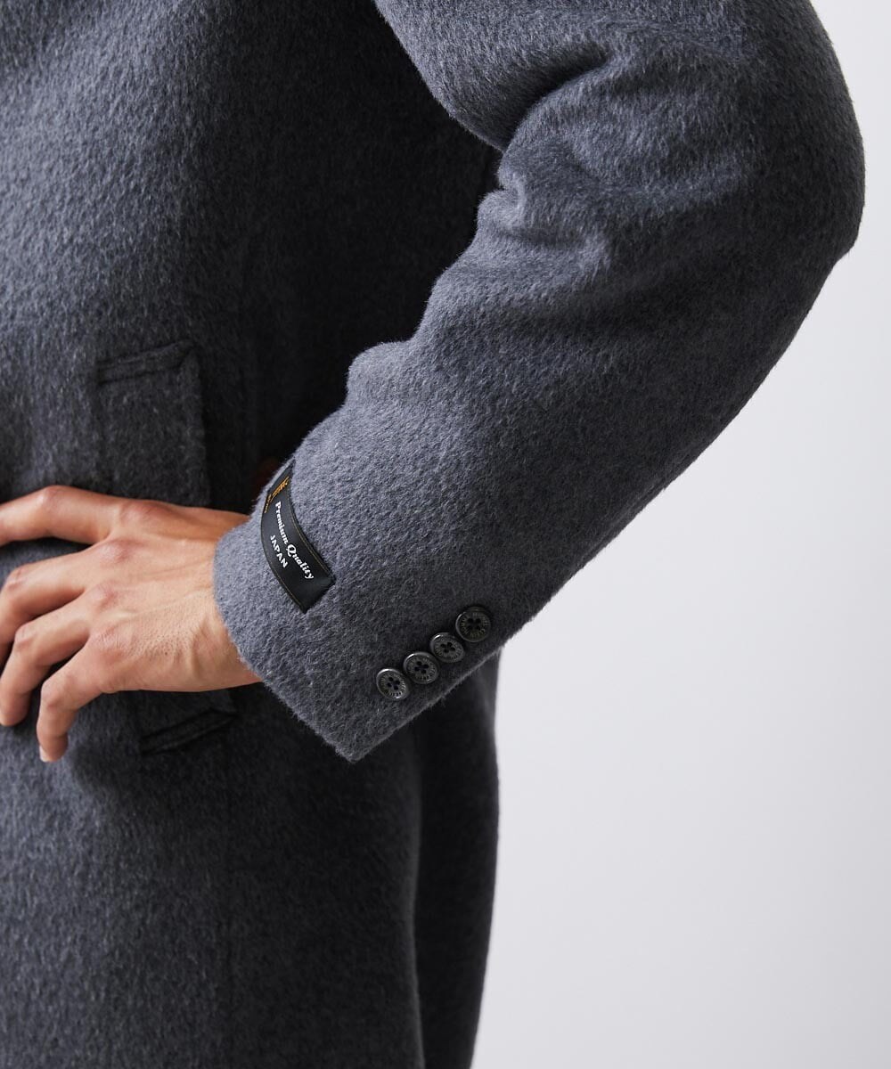 MNUVV80120 MICHEL KLEIN HOMME(ミッシェルクラン オム) チェスターコート グレー(92)
