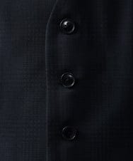 MNVAD06390 MICHEL KLEIN HOMME(ミッシェルクラン オム) 【セットアップ】チェック柄ベスト ブラック