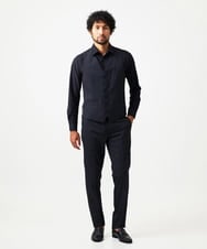 MNVAD06390 MICHEL KLEIN HOMME(ミッシェルクラン オム) 【セットアップ】チェック柄ベスト ブラック