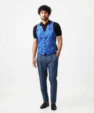 MNVAD50330 MICHEL KLEIN HOMME(ミッシェルクラン オム) リバーシブルベスト ブルー