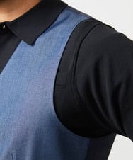 MNVAD50330 MICHEL KLEIN HOMME(ミッシェルクラン オム) リバーシブルベスト ブルー