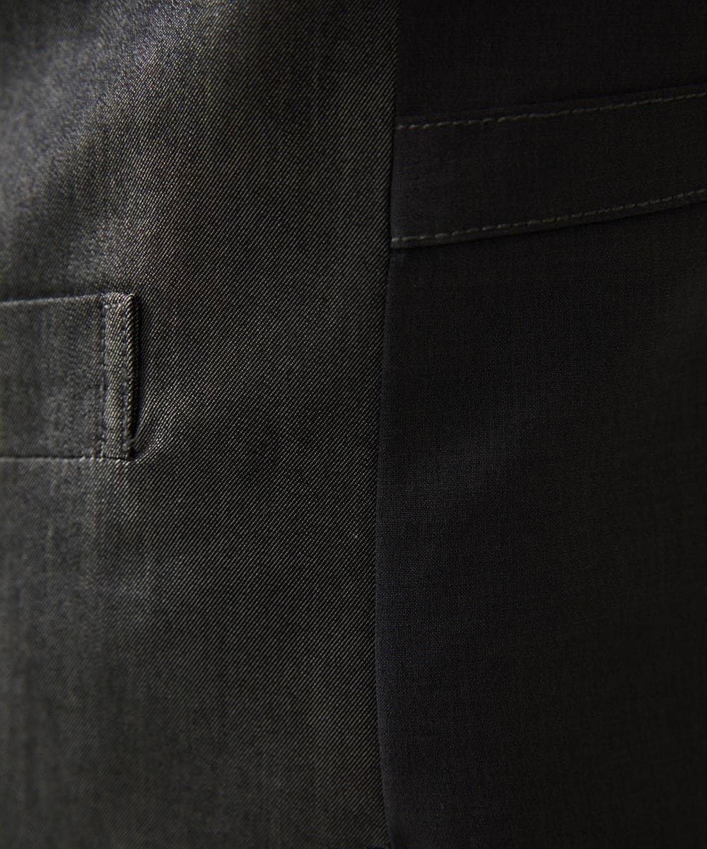 MNVAD50330 MICHEL KLEIN HOMME(ミッシェルクラン オム) リバーシブルベスト ブラック