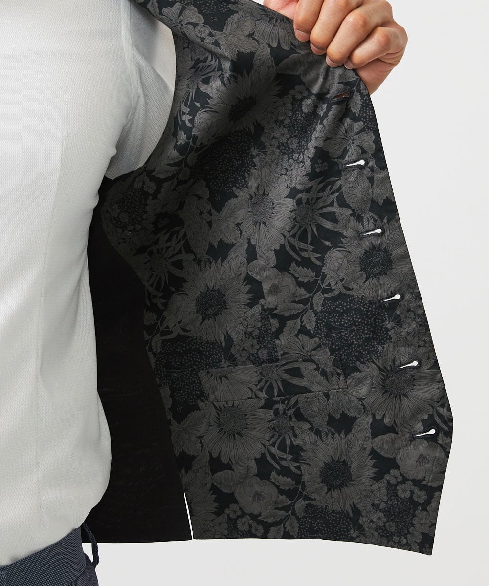 MNVAD50330 MICHEL KLEIN HOMME(ミッシェルクラン オム) リバーシブルベスト ブラック