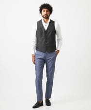 MNVAD50330 MICHEL KLEIN HOMME(ミッシェルクラン オム) リバーシブルベスト ブラック