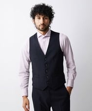MNVAV01250 MICHEL KLEIN HOMME(ミッシェルクラン オム) イージーケアベスト ネイビー
