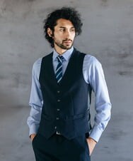 MNVAV01250 MICHEL KLEIN HOMME(ミッシェルクラン オム) 【2023年モデル】イージーケアベスト ネイビー(58)