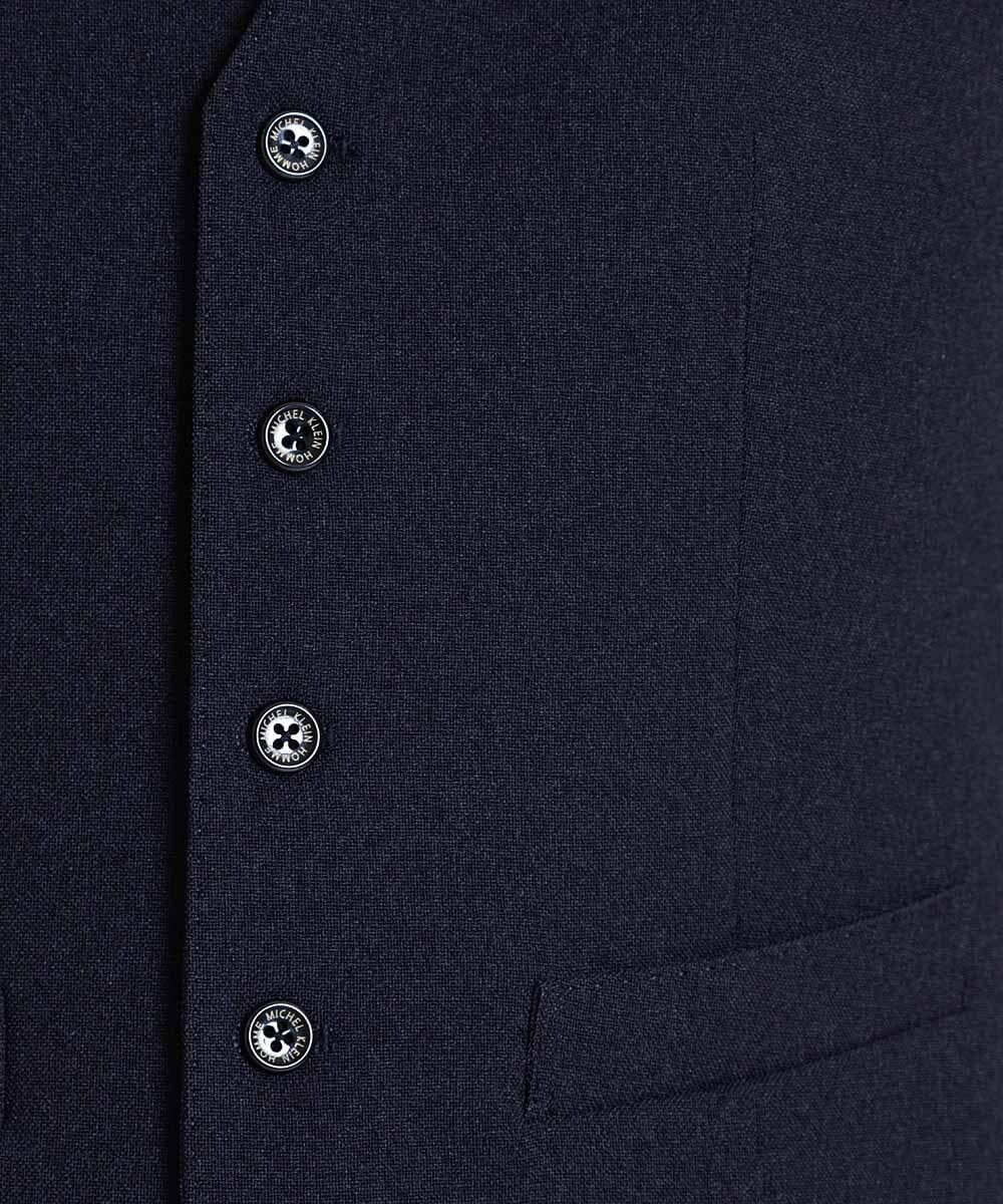 MNVAV01250 MICHEL KLEIN HOMME(ミッシェルクラン オム) イージーケアベスト ネイビー