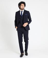MNVAV01250 MICHEL KLEIN HOMME(ミッシェルクラン オム) イージーケアベスト ネイビー