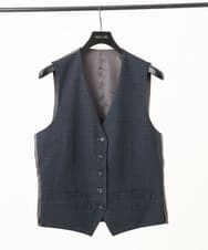 MNVDD01330 MICHEL KLEIN HOMME(ミッシェルクラン オム) 【セットアップ】3ピース対応リバーシブルベスト ネイビー