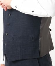 MNVDD01330 MICHEL KLEIN HOMME(ミッシェルクラン オム) 【セットアップ】3ピース対応リバーシブルベスト ネイビー