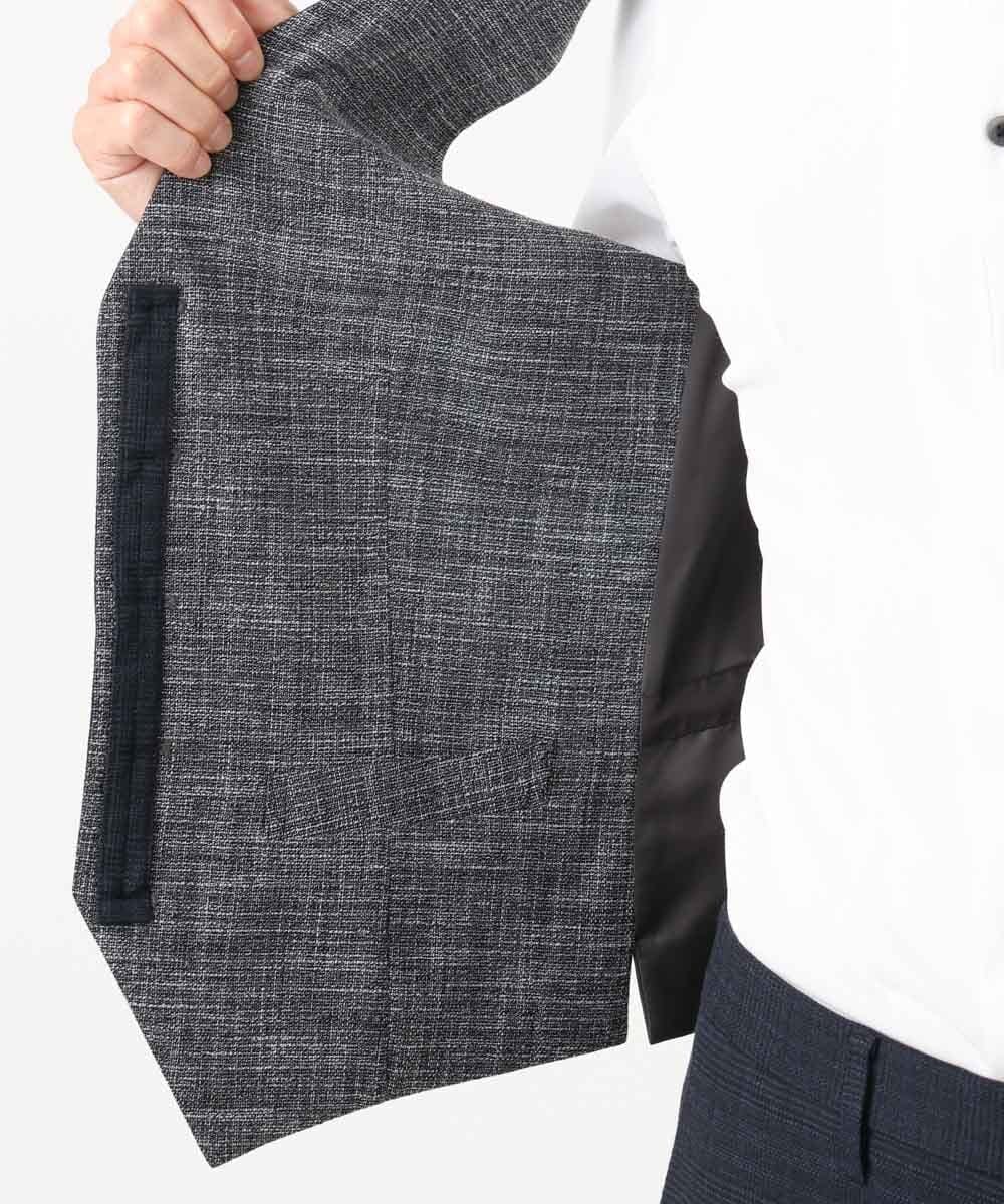 MNVDD01330 MICHEL KLEIN HOMME(ミッシェルクラン オム) 【セットアップ】3ピース対応リバーシブルベスト ネイビー