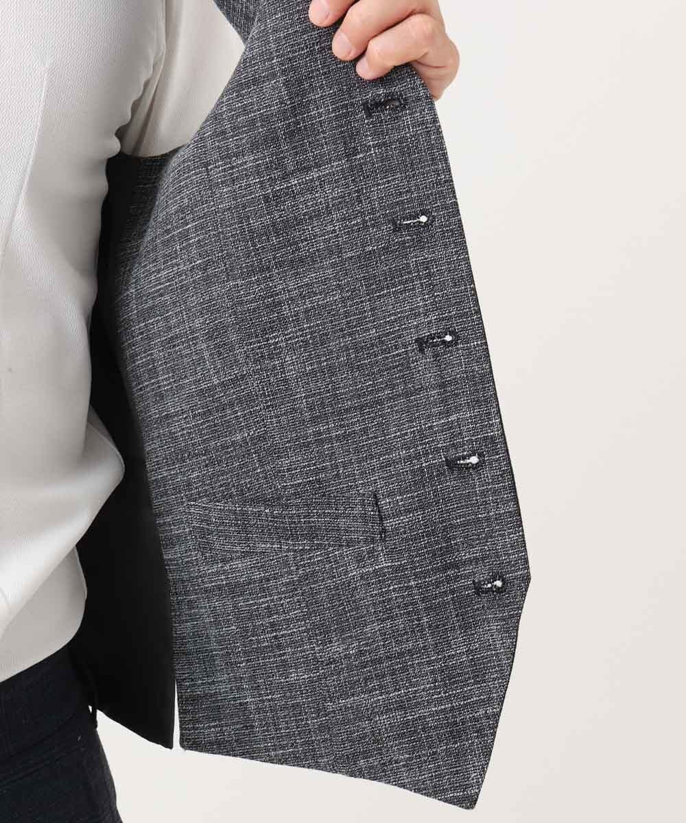 MNVDD01330 MICHEL KLEIN HOMME(ミッシェルクラン オム) 【セットアップ】3ピース対応リバーシブルベスト ネイビー