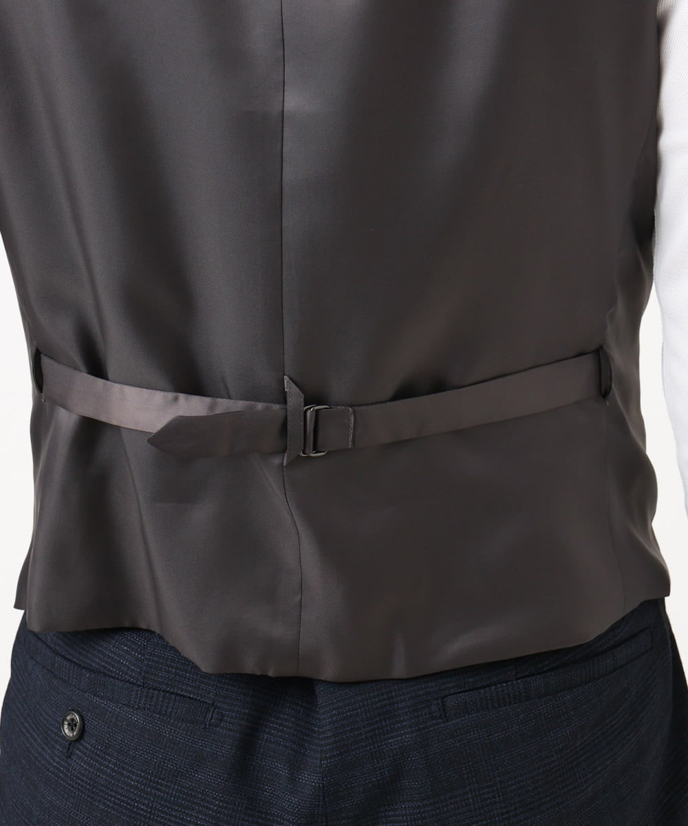 MNVDD01330 MICHEL KLEIN HOMME(ミッシェルクラン オム) 【セットアップ】3ピース対応リバーシブルベスト ネイビー