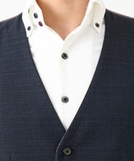 MNVDD01330 MICHEL KLEIN HOMME(ミッシェルクラン オム) 【セットアップ】3ピース対応リバーシブルベスト ネイビー