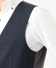 MNVDD01330 MICHEL KLEIN HOMME(ミッシェルクラン オム) 【セットアップ】3ピース対応リバーシブルベスト ネイビー