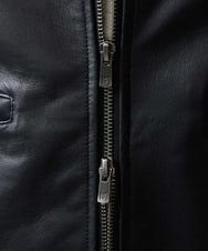 MNWDA01790 MICHEL KLEIN HOMME(ミッシェルクラン オム) ラムレザーブルゾン ブラック
