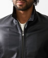 MNWDV50690 MICHEL KLEIN HOMME(ミッシェルクラン オム) ラムレザーブルゾン ブラック